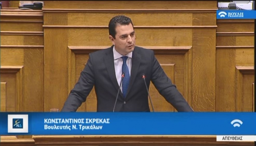 Κ. Σκρέκας (NΔ): «100.000.000 ευρώ κόστισε στους Έλληνες η 18μηνη καθυστέρηση της διασύνδεσης των Κυκλάδων»