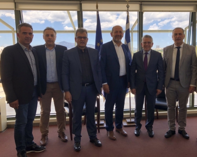 Συνάντηση Γ. Θωμά με τους προέδρους των Επιμελητηρίων της Περιφέρειας Πελοποννήσου