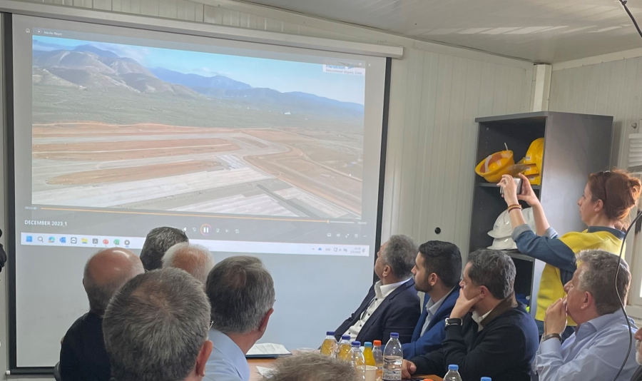 ΤΕΡΝΑ: Ξεπερνά το 30% η πρόοδος για το νέο Διεθνές Αεροδρόμιο στο Καστέλι