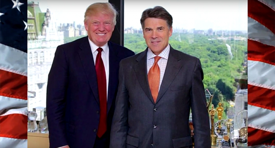Ο πρώην κυβερνήτης του Τέξας Rick Perry η επιλογή του Trump για το υπουργείο Ενέργειας