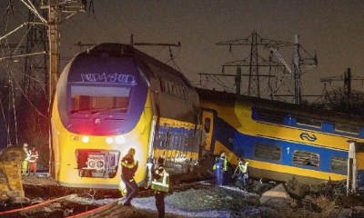 Σύγκρουση και εκτροχιασμός τρένου στην Ολλανδία