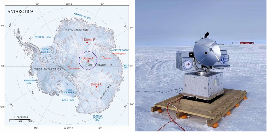 Τηλεσκόπιο της Ανταρκτικής πέτυχε την καλύτερη ανίχνευση του κύκλου άνθρακα στο διάστημα  (phys.org)