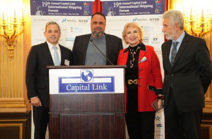 B.Μαρινάκης: Αρνητικοί οι δασμοί, μη βιώσιμοι μακροπρόθεσμα - Ναι στα πλοία διπλού καυσίμου LNG και στην μείωση των ρύπων