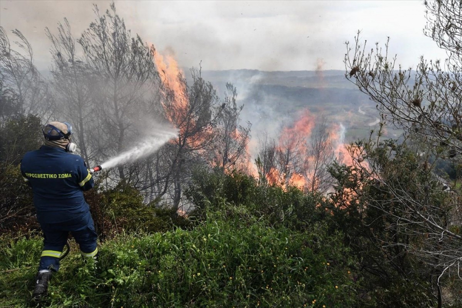 Πυρκαγιές: Η εικόνα σε Ηλεία, Πόρτο Γερμενό και Ζάκυνθο