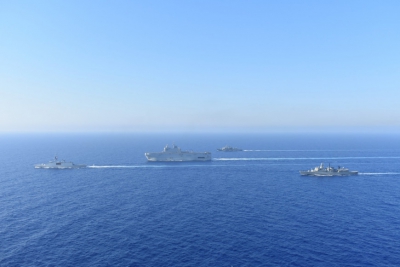 Κοινή ναυτική άσκηση Ελλάδας - Γαλλίας στην περιοχή της παράνομης τουρκικής NAVTEX
