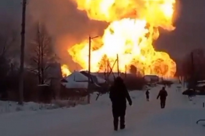 Ρωσία: Έκρηξη σε αγωγό που μεταφέρει φυσικό αέριο στην Ευρώπη μέσω Ουκρανίας
