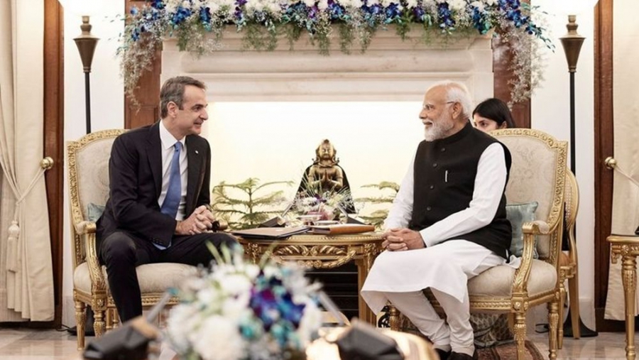 Τηλεφωνική συνομιλία Μητσοτάκη - Modi με επίκεντρο την ενίσχυση των διμερών σχέσεων