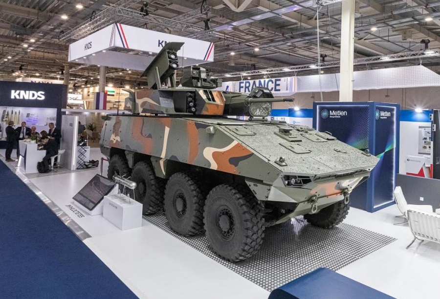 Ολοκληρώθηκε η παρουσίαση του VBCI PHILOCTETES® από τη METLEN και την KNDS France στην DEFEA 2025