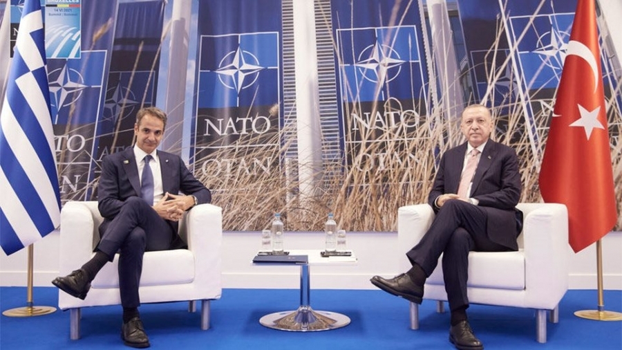 Ανοίγουν δίαυλο επικοινωνίας Ελλάδα - Τουρκία - Τι συζητήθηκε μεταξύ Μητσοτάκη - Erdogan στη Σύνοδο του ΝΑΤΟ