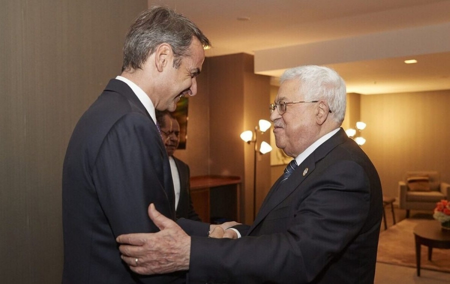 Μητσοτάκης σε Abbas: Πιστή στον διάλογο για την επίτευξη ειρήνης στην Γάζα η Ελλάδα