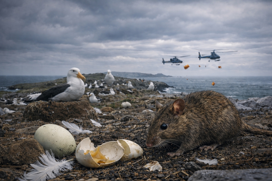 Ένα απομακρυσμένο νησί βάζει τέλος στους αρουραίους... μέσω αεροπλάνου (en.clickpetroleoegas.com)