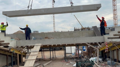 Γήπεδο ΠΑΟ: Μπήκε η πρώτη κερκίδα