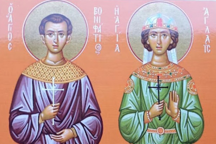 19 Δεκεμβρίου: Εορτή Αγίων Βονιφατίου και Αγλαΐας