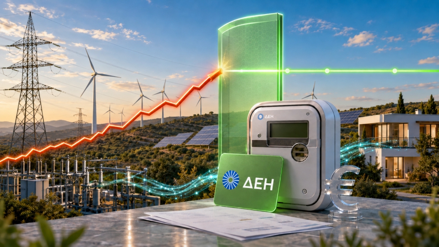 Αμετάβλητο το πράσινο τιμολόγιο της ΔΕΗ - Πλήρης απορρόφηση της αύξησης πάνω από 18% στη χονδρική