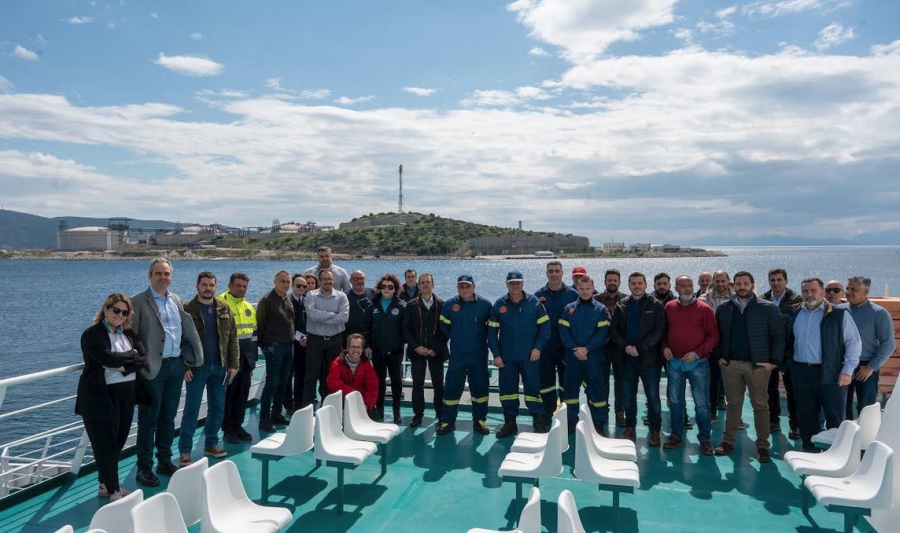 Άσκηση ετοιμότητας στις εγκαταστάσεις του ΔΕΣΦΑ στη Ρεβυθούσα