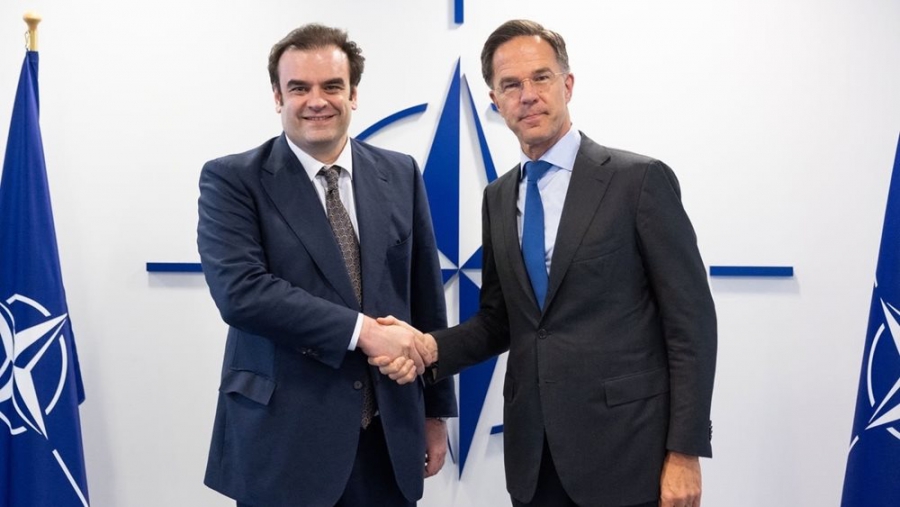 Συνάντηση Πιερρακάκη με Mark Rutte χθες στις Βρυξέλλες - Έμφαση στη στενότερη ευρωνατοϊκή συνεργασία