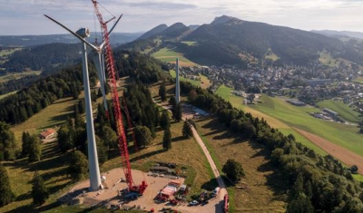 Ελβετία: Απέκτησε έξι γιγάντιες ανεμογεννήτριες για να ενισχύσει την πράσινη ισχύ της