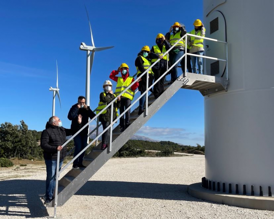 Volterra: Το Αιολικό Πάρκο Κουρομάντρι - Ριγανόλακκα καλωσόρισε μαθητές του Ευρωπαϊκού Προγράμματος Erasmus