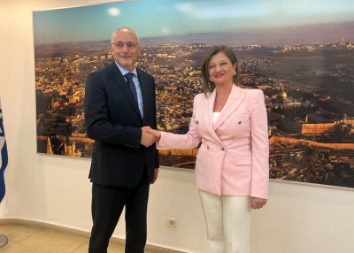 Συνάντηση Δ. Αυγερινοπούλου με τον Πρέσβη του Ισραήλ στην Αθήνα - Τι συζήτησαν
