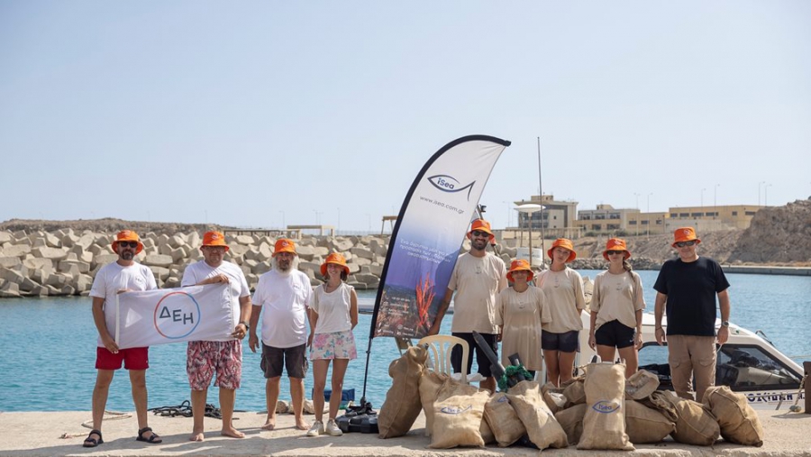ΔΕΗ και iSea ένωσαν δυνάμεις για τον καθαρισμό απομακρυσμένων ακτών σε περιοχές Natura 2000