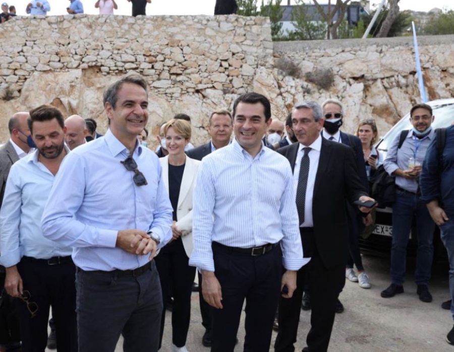 Μητσοτάκης : H ενεργειακή κοινότητα της Χάλκης πρωτοπόρος στο πρόγραμμα GR - eco Islands ύψους 1,5 δισ. ευρώ