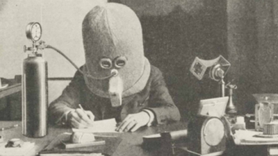 Το κράνος «Isolator» του 1925: μια φούσκα εγκεφάλου που μπλοκάρει τον θόρυβο και αντλεί οξυγόνο και προσπάθησε να σώσει μια ιδιοφυΐα (ecoticias.com)