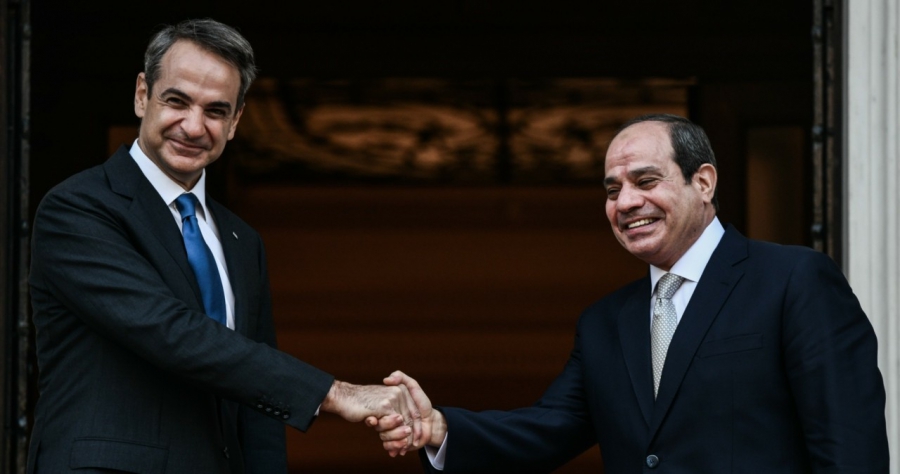 Ολοκληρώθηκε η συνάντηση Μητσοτάκη – Εl Sisi στο Μαξίμου – Ο GREGY στο επίκεντρο