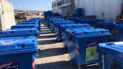 Περισσότερα από 5.300 καινούργια δοχεία απορριμμάτων στον δήμο Αθηναίων