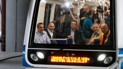 Μητσοτάκης στο Μετρό Θεσσαλονίκης: Περάσαμε από την απάτη των μουσαμάδων στην πραγματικότητα