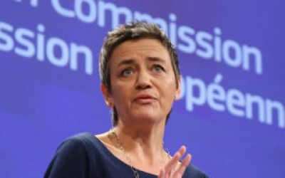 Vestager (EE): Προκλητική η απόφαση της Gazprom να περιορίσει την τροφοδοσία φυσικού αερίου