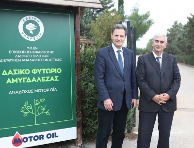 Motor Oil: Συνεχίζει τη στήριξή του στο Εκκοκκιστήριο & Φυτώριο Αμυγδαλέζας