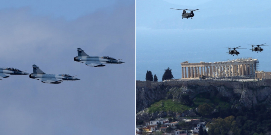 25η Μαρτίου: Παρέλαση μαχητικών σε όλη την Ελλάδα