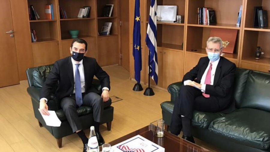 Σκρέκας - Pyatt: ΗΠΑ και Ελλάδα μαζί για να καταπολεμήσουν την Κλιματική Αλλαγή 