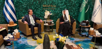 Παπασταύρου: Ηλεκτρική διασύνδεση, υδρογόνο και ναυτιλία στο επίκεντρο της συνάντησης του με τον Σαουδάραβα ομόλογό του