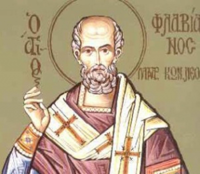 Πέμπτη 16 Φεβρουαρίου: Άγιος Φλαβιανός, Πατριάρχης Κωνσταντινουπόλεως