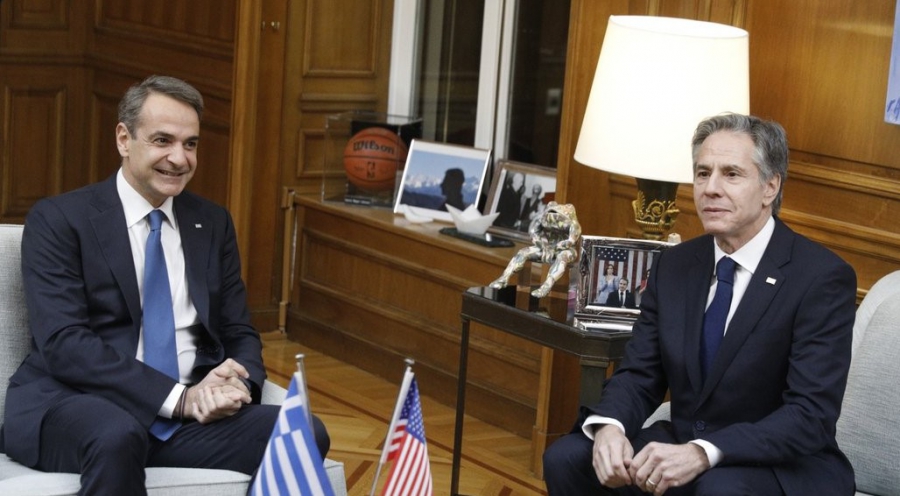 Τηλεφωνική επικοινωνία Μητσοτάκη - Μπλίνκεν για την Ερυθρά Θάλασσα