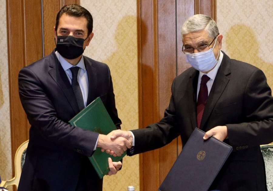 Σκρέκας: Ορόσημο στη στρατηγική σχέση των δύο χωρών η ηλεκτρική διασύνδεση Ελλάδας - Αιγύπτου