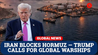 O Τrump καλεί τις παγκόσμιες δυνάμεις σε συντονισμένο χτύπημα για να ανοίξουν τα στενά του Ορμούζ