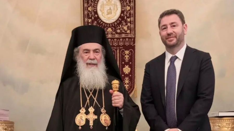 Στήριξη Ανδρουλάκη στο Πατριαρχείο Ιεροσολύμων - Έκκληση για ειρήνη και σταθερότητα στους Αγίους Τόπους