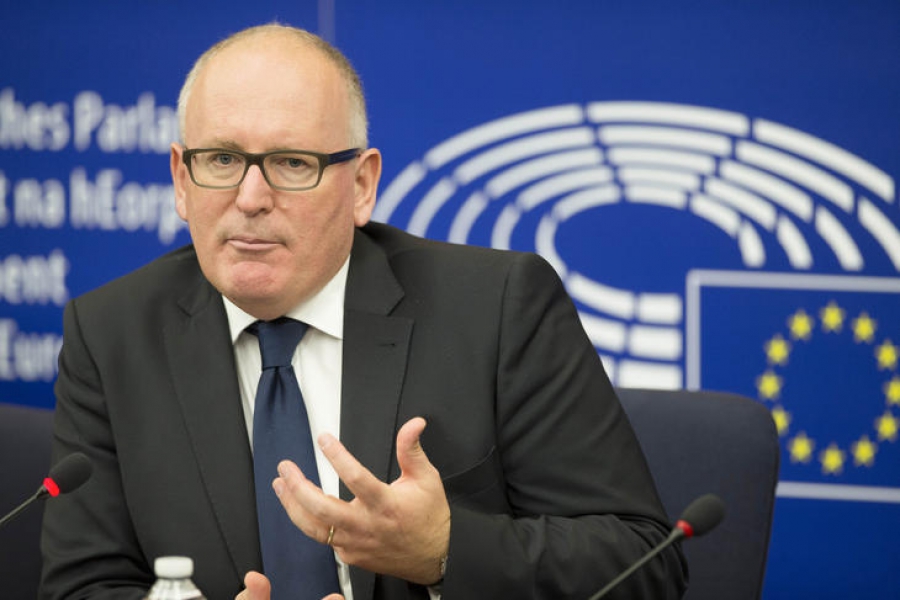 Timmermans: Επαρκή τα σχέδια της ΕΕ για τον περιορισμό της υπερθέρμανσης του πλανήτη