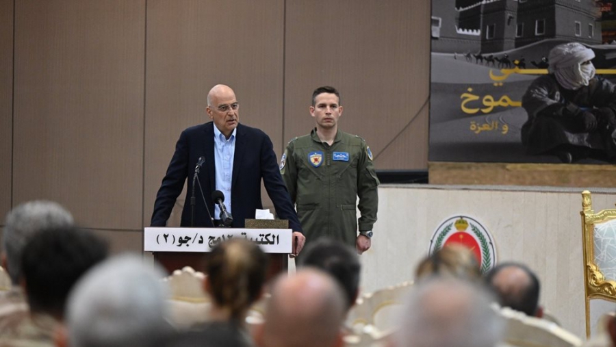 Δένδιας: Έδωσε το παρών στην Ελληνική Δύναμη Σαουδικής Αραβίας