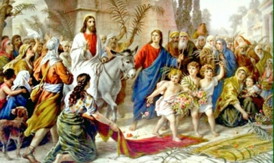 Κυριακή των Βαϊων 17 Απριλίου - Ο Ιησούς εισέρχεται στην Ιερουσαλήμ