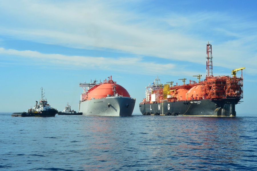 Toscana FSRU: Πλήρως δεσμευμένη μέχρι το 2027 η χωρητικότητα φυσικού αερίου