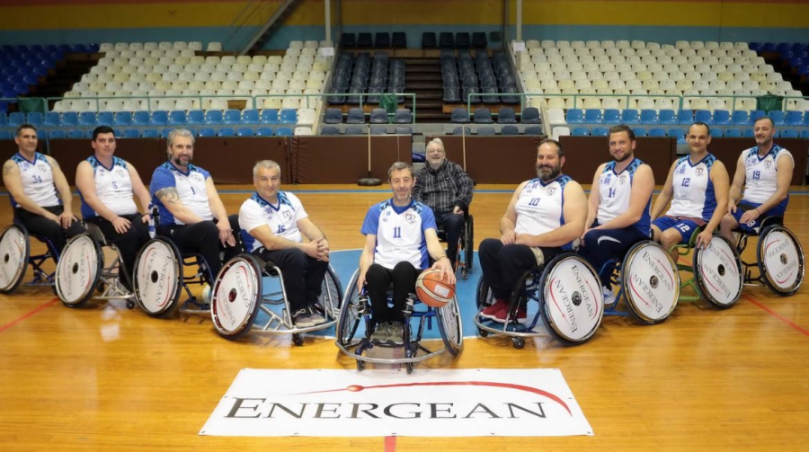 Η Energean σταθερά στο πλευρό της ομάδας μπάσκετ του ΑΟΚ με αμαξίδια