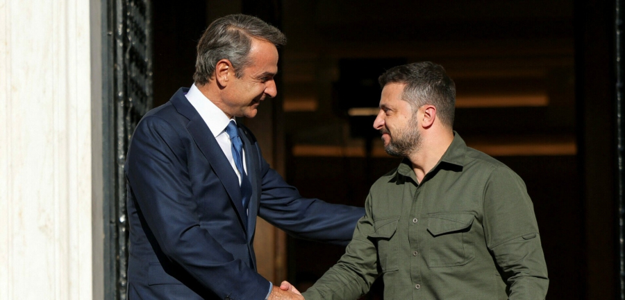 Τηλεφωνική επικοινωνία Μητσοτάκη - Zelensky