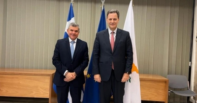 Ενίσχυση συνεργασίας για την ενέργεια συζήτησαν οι αρμόδιοι Υπουργοί Κύπρου-Ελλάδας