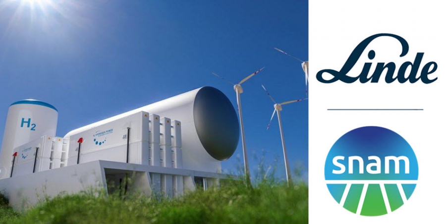 Συνεργασία Snam και Linde σε ευρωπαϊκά έργα υδρογόνου
