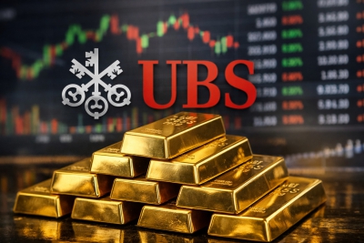UBS: Αυξάνει τον στόχο για χρυσό στα 6.200 δολ. για το 2026
