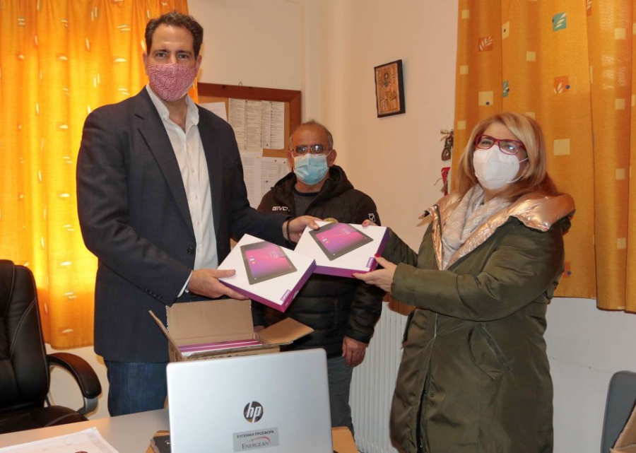 Η Energean κοντά στην Δημοτική Κοινότητα και τα σχολεία της Νέας Καρβάλης