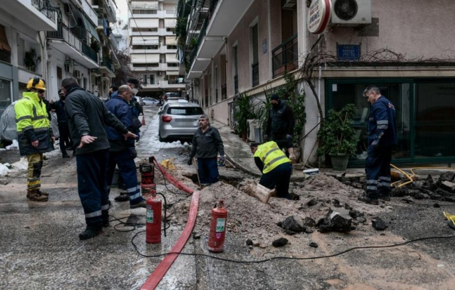 ΕΔΑ Αττικής: Άμεση αποκατάσταση στο δίκτυο φυσικού αερίου στο Παγκράτι